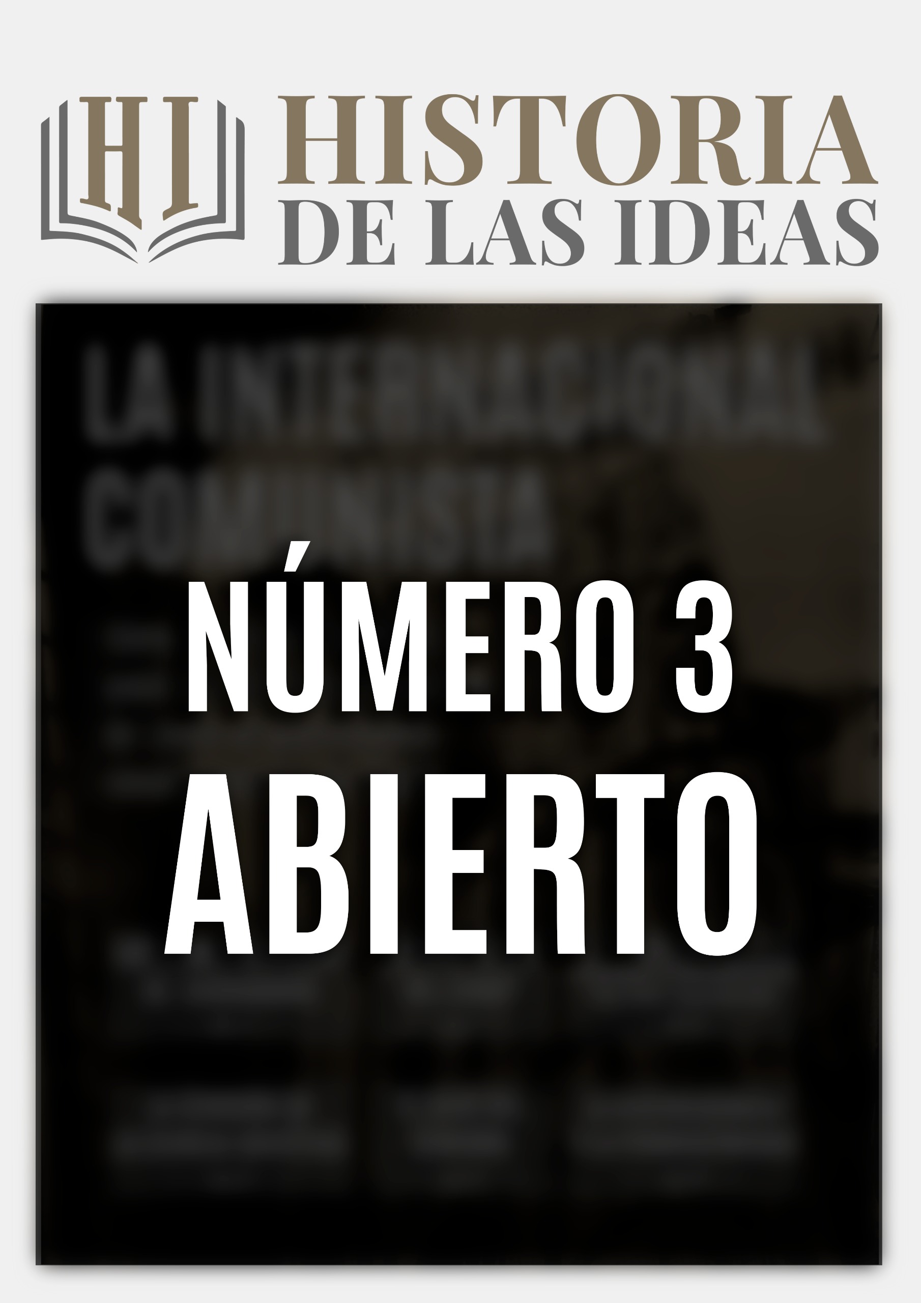 Ver Núm. 3 (2025): Historia de las Ideas